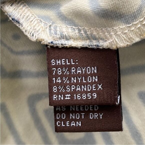 J. McLaughlin Women’s Gold And Navy Sleeveless Dress, Size L - Picture 8 of 8